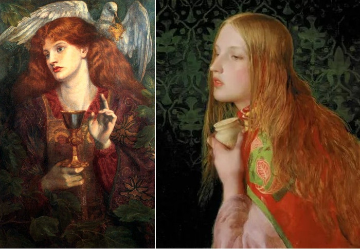 Paintings of Mary Magdalene by Rossetti and Sandys