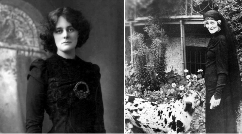 Maud Gonne in youth and old age