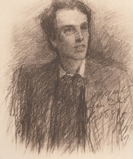 Drawing of W B Yeats